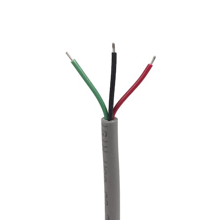 24 AWG 3 Conductor CMG Communication Cable, 300V, Unshielded, 500 Ft Length